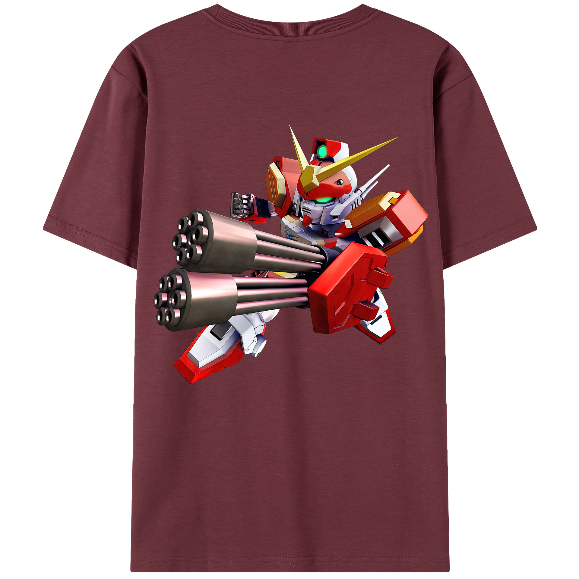 （画像用） 機動戦士ガンダム Mobile Suit Gundam 綿100％半袖Tシャツ（背面プリント）
